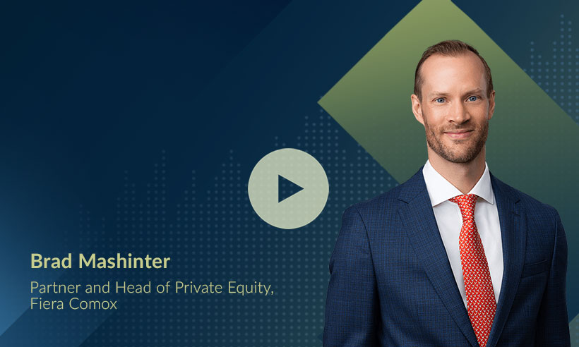 Headline Image of Brad Mashinter for Comox Private Equity video